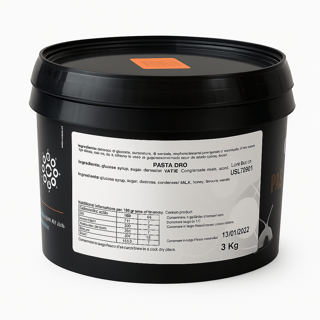 Unigel/Nordpol Unigel Traditionele pasta's Pasta oro 3 kg ( pasta zoete melksmaak) Pasta oro ( pasta zoete melksmaak)/Bestel eenvoudig online/Anisana