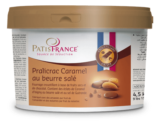 Anisana BV Notenpasta PatisFrance  Pralicrac Beurre Salé 4,5 kg PatisFrance Praliné a l'ancienne