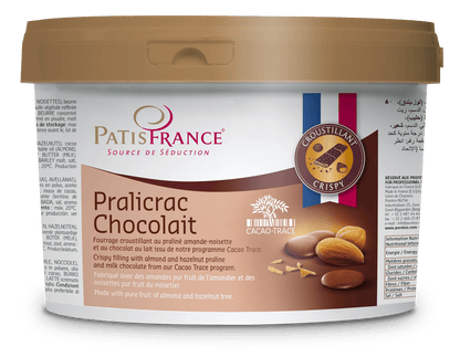Anisana BV Notenpasta’s PatisFrance Pralicrac Chocolait 4,5 kg PatisFrance Pralicrac Chocolait 4,5 kg | Anisana