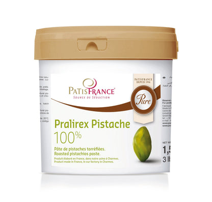 Anisana BV Notenpasta’s PatisFrance Pralirex Pistache 100% 1,5 kg PatisFrance Pralirex Pistache 100% 1,5 kg | Anisana