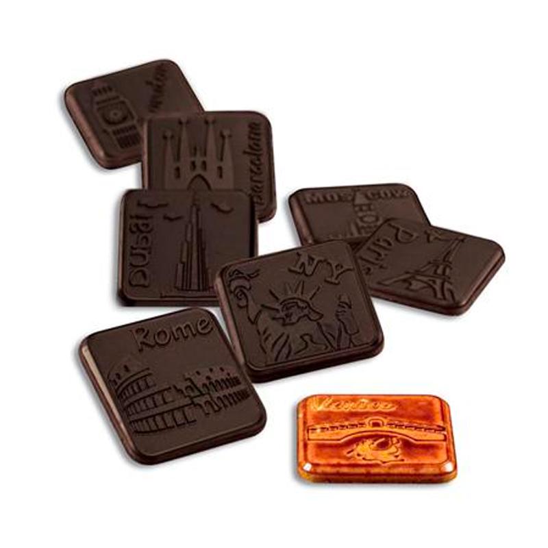 Anisana Chocoladevormen MA6006 polycarbonaat chocoladevorm Choco and the city MA6006 polycarbonaat chocoladevorm Choco and the city/Bestel eenvoudig online/Anisana