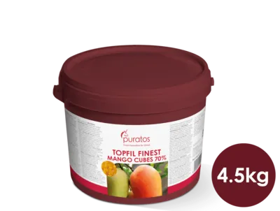 Anisana Vullingen Puratos Topfil Finest Mango Cubes 70% – mangovulling 4,5 kg Topfil finest mango cubes 4,5 kg/Bestel eenvoudig online/Anisana