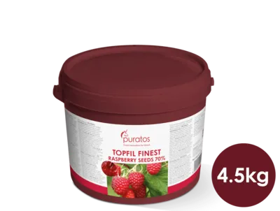 Anisana Vullingen Puratos Topfil Finest Raspberry Seeds 70% – frambozenvulling 4,5 kg Topfil finest raspberry seeds 4,5 kg/Bestel eenvoudig online/Anisana