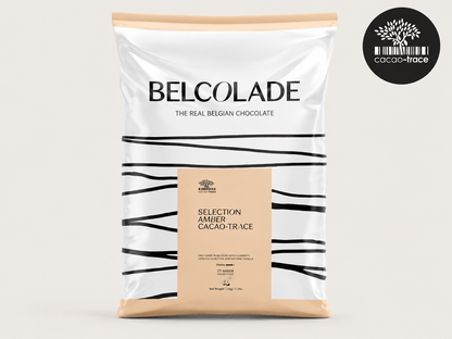 Belcolade Karamel chocolade 4 kg Selection Amber Cacao-Trace 4 kg Belcolade Selection Amber Cacao-Trace /Bestel eenvoudig online/Anisana