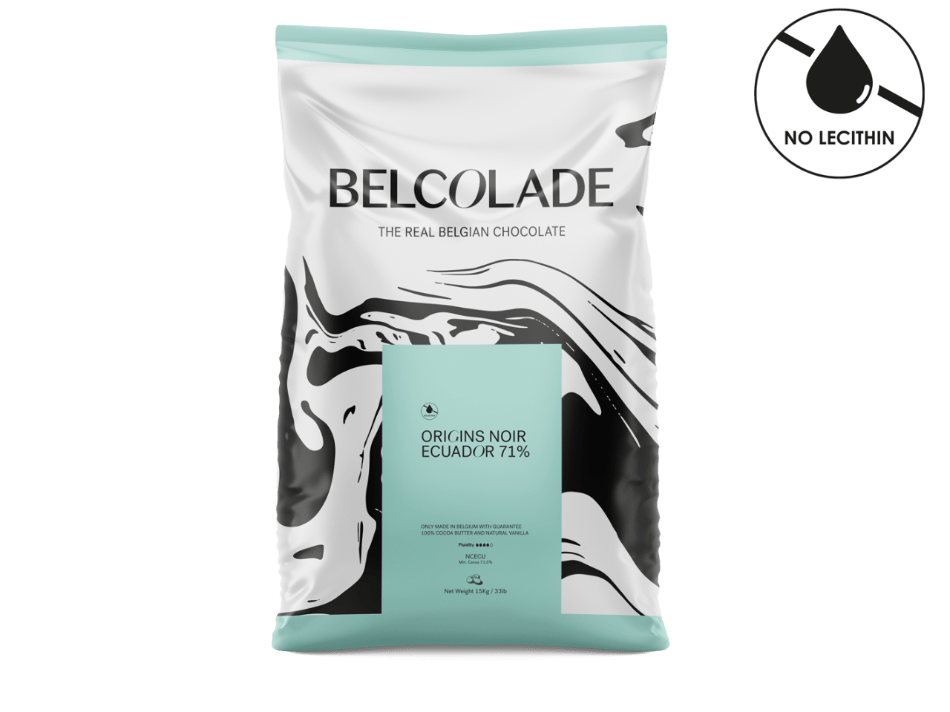 Belcolade Origins-chocolade Origins Noir Ecuador 71 1 kg Belcolade Origins Ecuador 71 %/Bestel eenvoudig online/Anisana