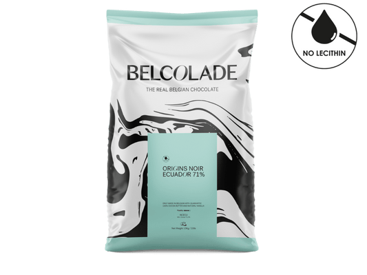 Belcolade Origins-chocolade Origins Noir Ecuador 71 1 kg Belcolade Origins Ecuador 71 %/Bestel eenvoudig online/Anisana