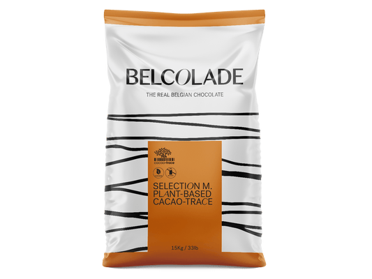 Belcolade Plantaardige chocolade Plantaardig Cacao-Trace melk. 15 kg Belcolade Plantaardig Cacao-Trace melk. 15 kg | Anisana