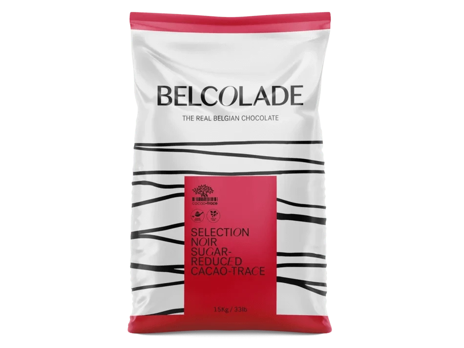 Belcolade Suikervrij/suikerarm Belcolade Selection Noir 40 % sugar reduced Cacao-Trace 15 kg Belcolade Selection Noir 40 % sugar reduced Cacao-Trace 15 kg/Bestel eenvoudig online/Anisana