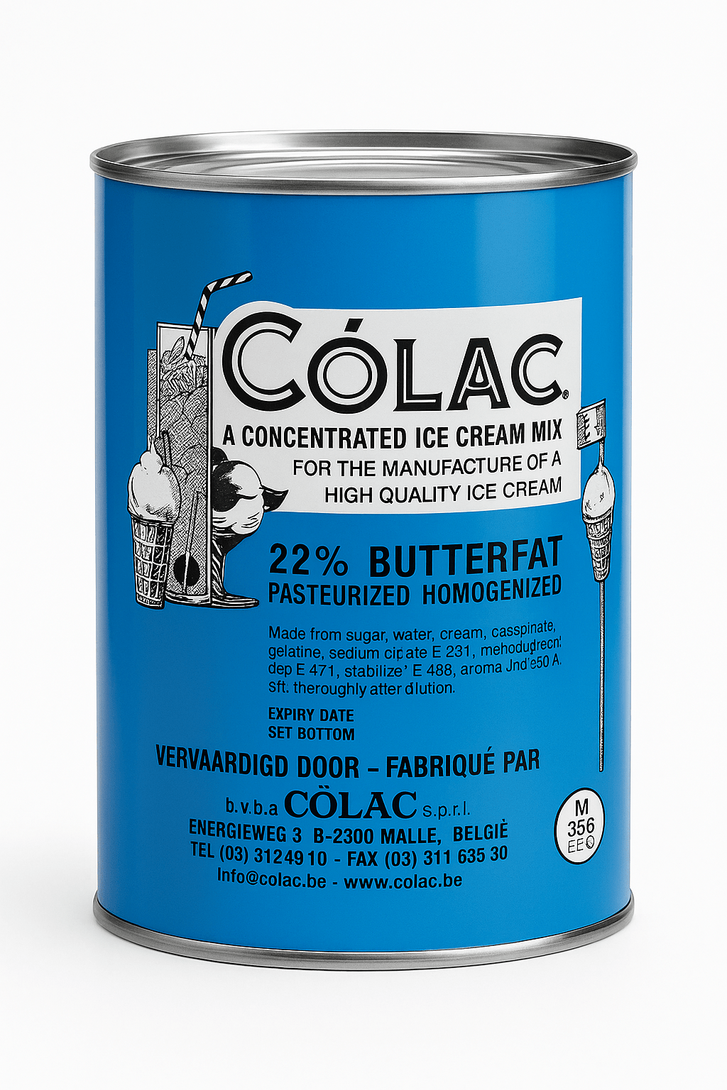 Colac ijspasta Colac Ijspasta – Roomijsverbeteraar met 22% Botervet Colac ijspasta /Bestel eenvoudig online/Anisana