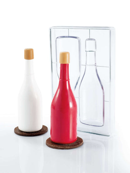 Martellato Chocoladevormen Champagnefles polycarbonaat chocoladevorm ma3010 MA3010 Champagnefles polycarbonaat chocoladevorm/Bestel eenvoudig online/Anisana