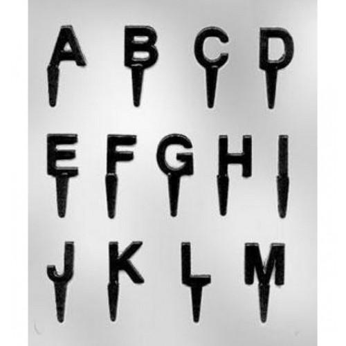 Martellato Chocoladevormen chocolademal letters A-M 90-P9661 90-P9661  chocoladevorm/Bestel eenvoudig online/Anisana