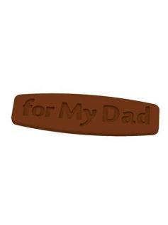 Martellato Chocoladevormen For my dad chocoladelabels 23022 Thermogevormde mal voor chocoladelabels/Bestel eenvoudig online/Anisana