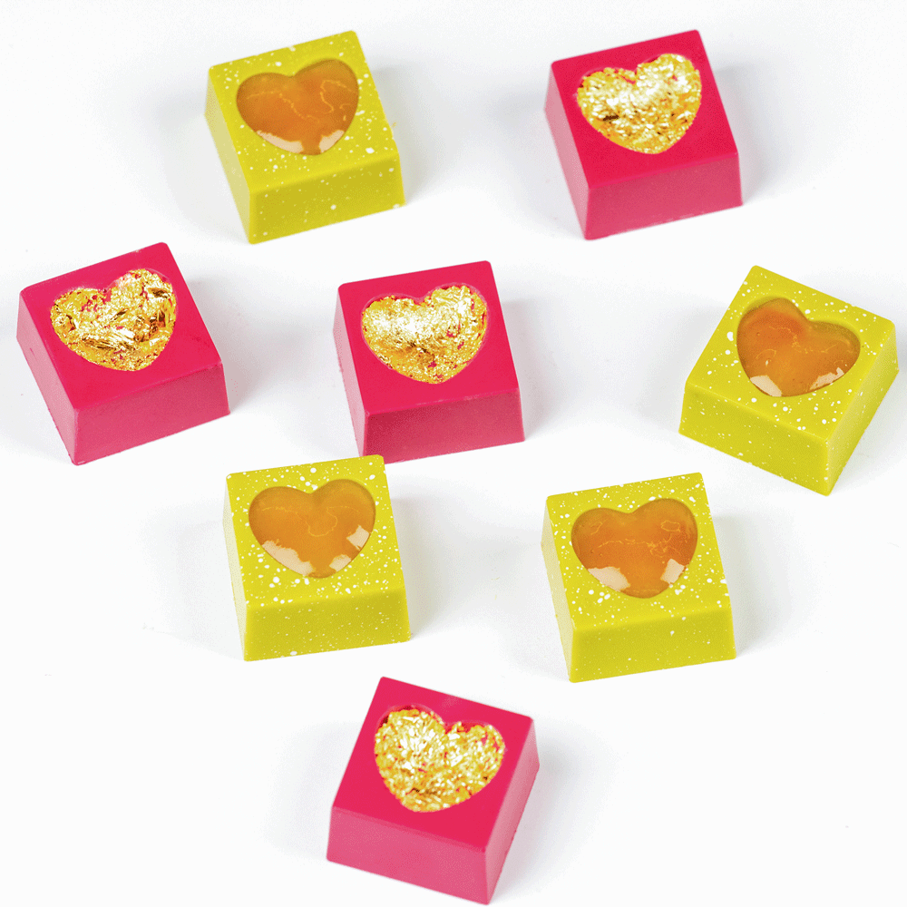 Martellato Pralinevormen Deep heart pralinevorm MA1056  Deep heart pralinevorm/Bestel eenvoudig online/Anisana