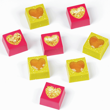 Martellato Pralinevormen Deep heart pralinevorm MA1056  Deep heart pralinevorm/Bestel eenvoudig online/Anisana