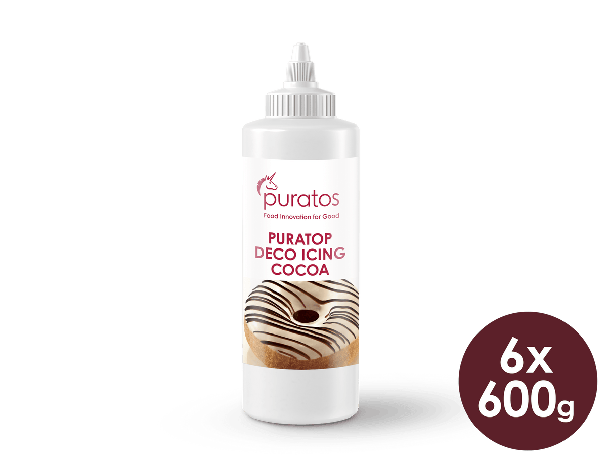 Puratos Decoratieglazuur Doos 6 × 0,6 kg Puratos Deco Icing Cocoa – doos 6 × 0,6 kg Puratos Deco Icing Cocoa – doos 6 × 0,6 kg