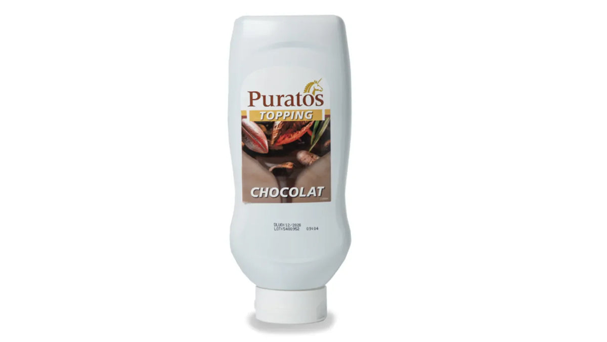 Puratos Dessertsaus Doos 6 × 1,1 kg Puratos Sauce Chocolat Topping – doos 6 × 1,1 kg Puratos Sauce Chocolat Topping – doos 6 × 1,1 kg