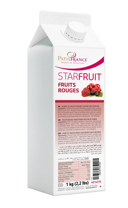 Puratos Fruitpuree 1 kg Puratos Starfruit Fruits Rouges – roodfruitpuree 1 kg Puratos Starfruit Fruits Rouges – roodfruitpuree 1 kg