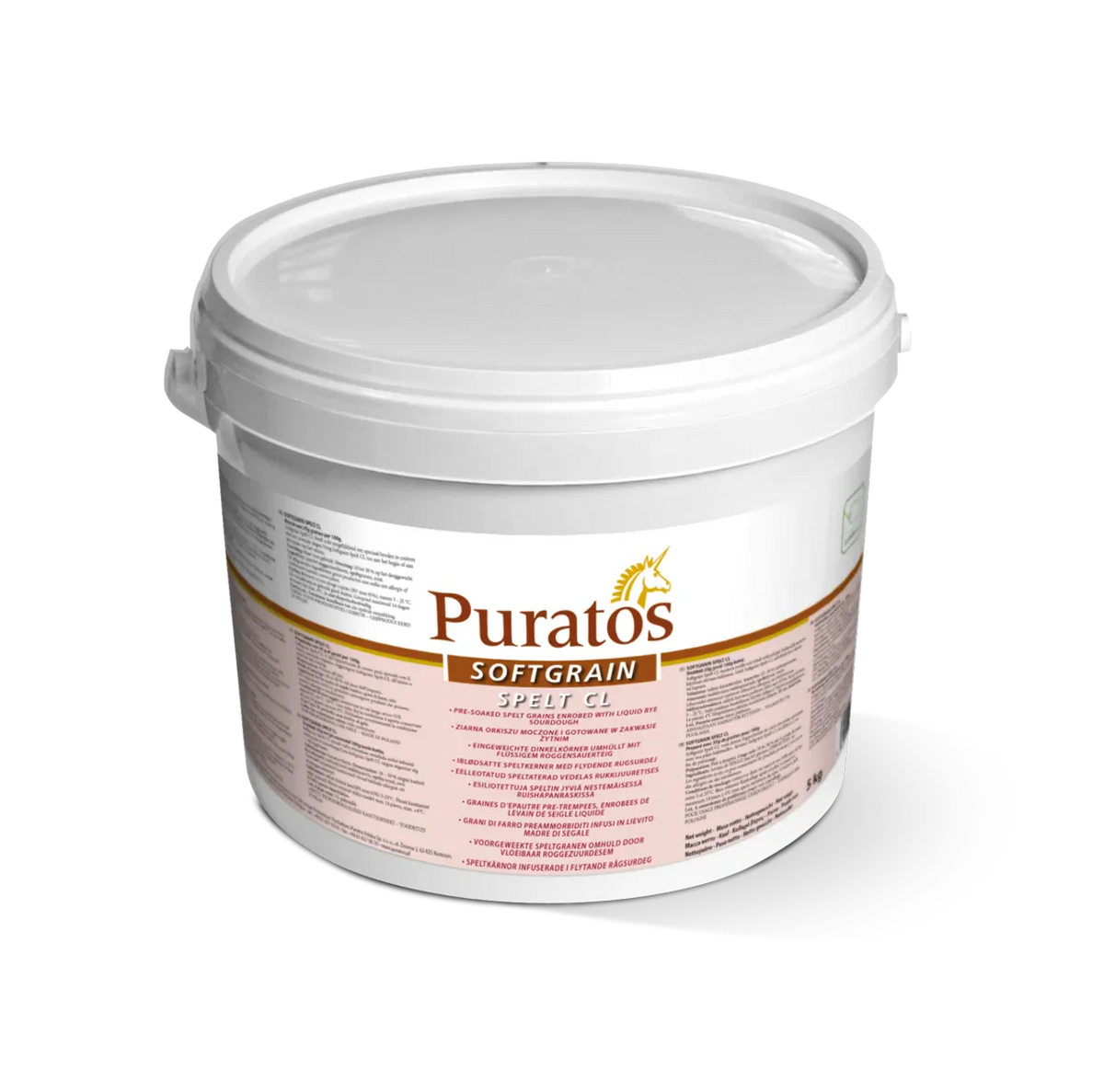 Puratos Voorgeweekte granen Emmer van 5 kg Puratos Softgrain Spelt CL speltgranen 5 kg Puratos Softgrain Spelt CL speltgranen 5 kg