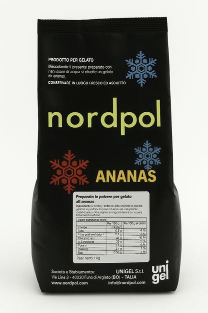 Unigel/Nordpol Instant ijsmix 1.50 kg Instant Ananas IJsmix Ananas (instant)/Bestel eenvoudig online/Anisana