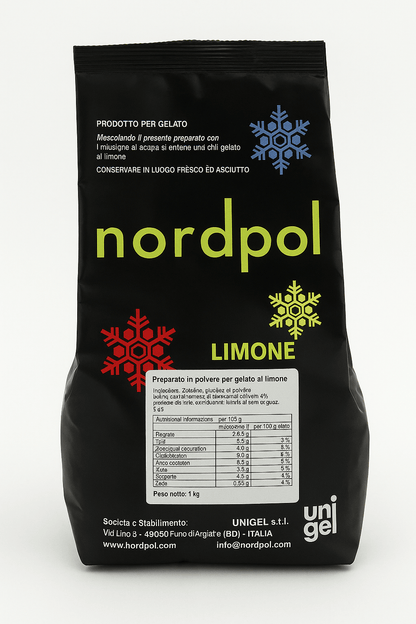 Unigel/Nordpol Instant ijsmix 1.50 kg Instant Citroen IJsmix Citroen (instant)/Bestel eenvoudig online/Anisana