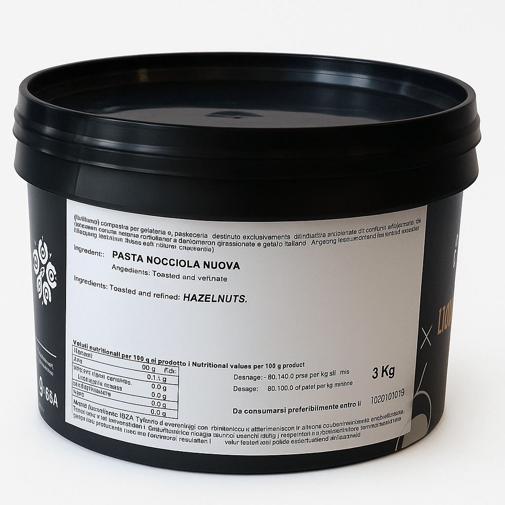 Unigel/Nordpol Unigel Notenpasta's Nocciola scura (hazelnootpasta) 3 kg Nocciola nuova (hazelnootpasta)/Bestel eenvoudig online/Anisana