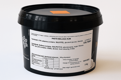 Unigel/Nordpol Unigel Traditionele pasta's Malaga rhum 3 kg Malaga rhum/Bestel eenvoudig online/Anisana