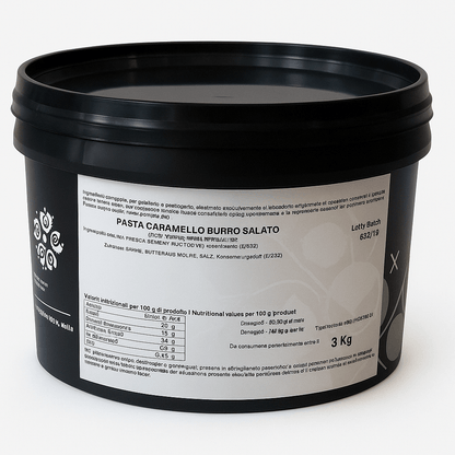 Unigel/Nordpol Unigel Traditionele pasta's Pasta Caramello Burro Salato – Crème met gezouten karamelsmaak 3 kg Caramello burro salato/Bestel eenvoudig online/Anisana