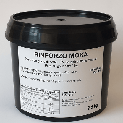 Unigel/Nordpol Unigel Traditionele pasta's Rinforzo Moka 2,5 kg Intensieve koffiepasta Rinforzo Moka (pasta met koffiesmaak)/Bestel eenvoudig online/Anisana